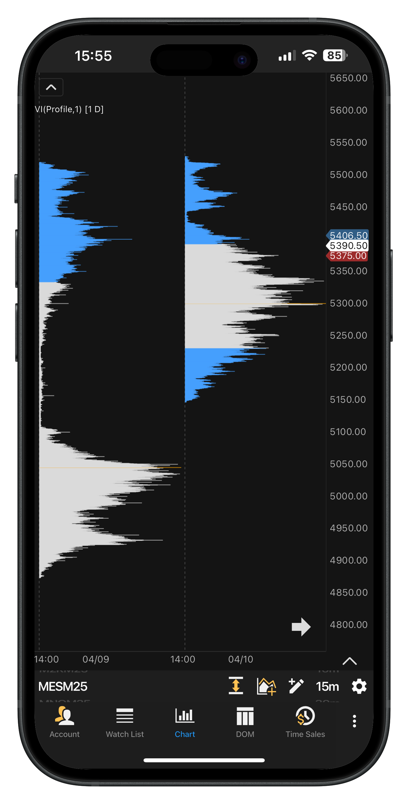 Phone DOM Screen